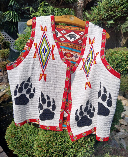Weste indianer trapper western - indianer,