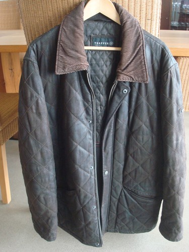 Trapper herren lederjacke - lederjacke,