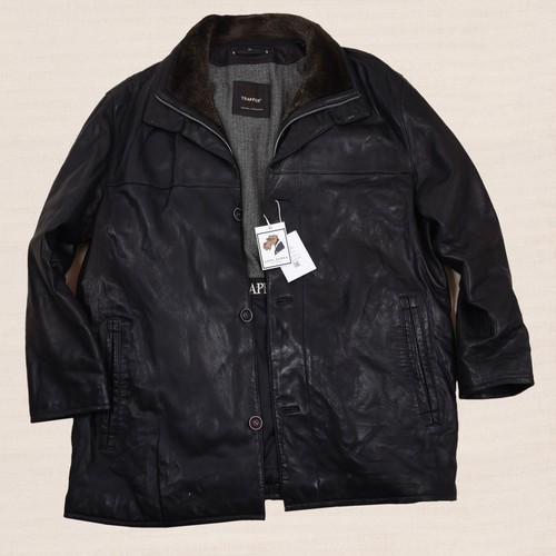 Trapper lammnappa lederjacke - trapper,