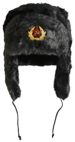 Russische fellmütze mit - russische,