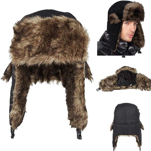 Wintermütze fliegermütze mit - wintermütze,