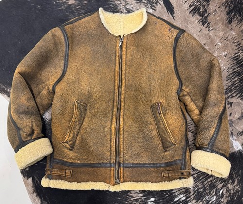 Shearling jacke vintage - shearling,