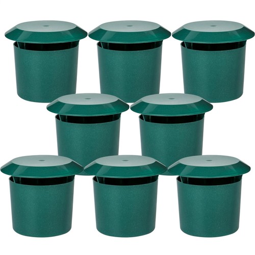 8pcs beer slug snail traps - beer,