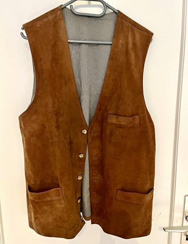 Trapper herren wildlederweste - herren,