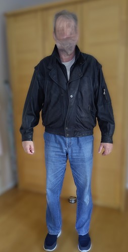 Lederjacke herren 54 - lederjacke, gr
