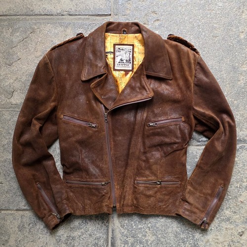 Herren wildlederjacke braun